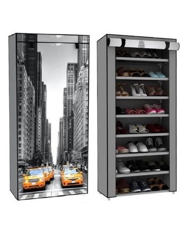 Zapatera 8 Repisas New York - Envío Gratuito