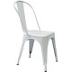 Silla Metal Vintage replica Tolix TY1234-Blanco - Envío Gratuito