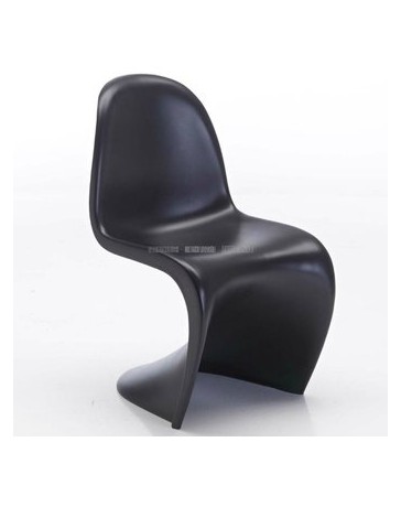 Silla Estilo S Panton ABS Negro - Envío Gratuito