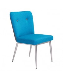 Silla marca Zuo modelo Hope - azul  100239 - Envío Gratuito