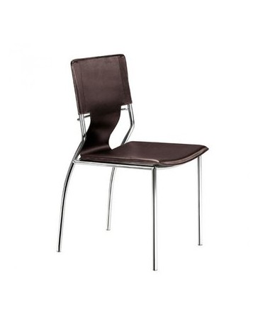 Silla marca Zuo modelo Trafico - espresso / 404133 - Envío Gratuito