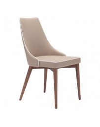 Silla marca Zuo modelo Moor - Beige / 100277 - Envío Gratuito