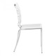 Silla marca Zuo modelo Criss Cross - blanco  333011 - Envío Gratuito