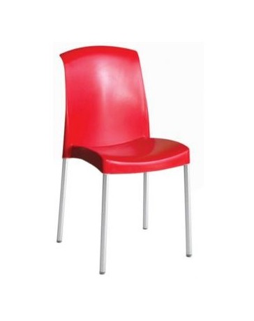 Silla para Restaurante Plastuv Monaco-Rojo - Envío Gratuito