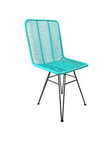 Silla Carbono Rodio de Acero y Cordón Plástico - Multicolor - Envío Gratuito