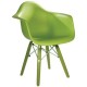 Silla De Niños Para Comedor Alterhouse Réplica Eames Match Kids-Verde - Envío Gratuito