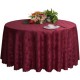 Mesa De Comedor Bodas Banquetes Hoteles Accesorios De Mesa Manteles Redondos 220 * 220CM (Borgoña) - Envío Gratuito