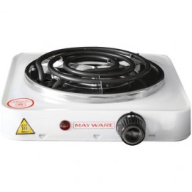 Parrilla ElÃ©ctrica MAYWARE Individual 1000 W -Blanca - Envío Gratuito