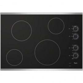 Parrilla Empotrable Whirlpool 30pul Vidrio Cerámico W5CE3024XB - Envío Gratuito