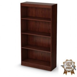 Librero CREA Muebles LC2cr Moderno-Caoba