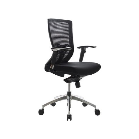 Silla de Oficina Gant - Semi Ejecutiva Ergonómica Negro - Envío Gratuito