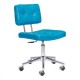 Silla de oficina marca Zuo modelo Series - azul / 100238 - Envío Gratuito