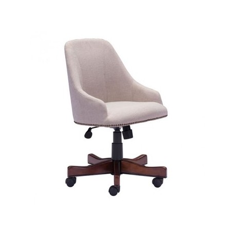 Silla de oficina marca Zuo modelo Maximus - beige / 206083 - Envío Gratuito