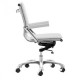 Silla de oficina marca Zuo modelo Lider Plus - blanca / 215214 - Envío Gratuito