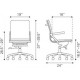 Silla de oficina marca Zuo modelo Lider Plus - blanca / 215214 - Envío Gratuito