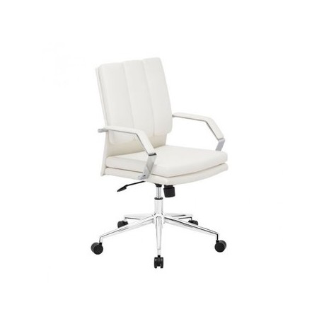 Silla de oficina marca Zuo modelo Director Pro - blanca / 205325 - Envío Gratuito