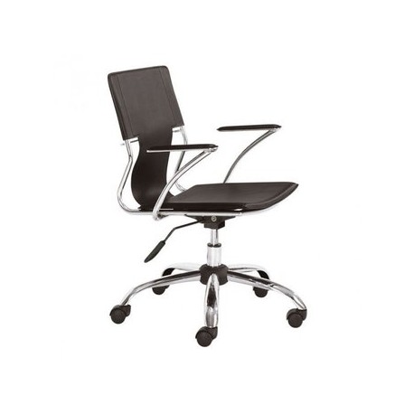 Silla de oficina marca Zuo modelo Trafico - espresso / 205183 - Envío Gratuito