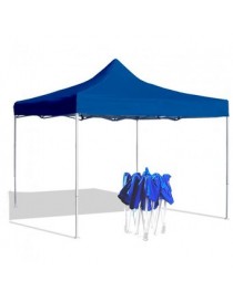 Carpa Toldo 2mX2m Plegable Lona Impermeable Jardin Casa Azul - Envío Gratuito