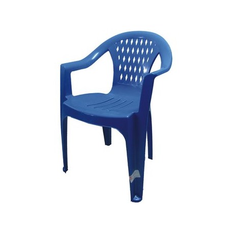 Silla Diplastica Berlin Económica Reciclada-Azul - Envío Gratuito