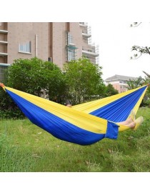 Hamaca portátil paracaídas de tela de nylon para dos acampa persona amante de los viajes de la familia al aire libre