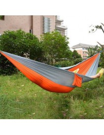 Hamaca portátil paracaídas de tela de nylon para dos acampa persona amante de los viajes de la familia al aire libre
