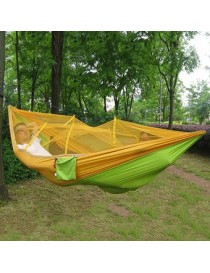 Persona sola portátil paracaídas Tela Mosquitera hamaca de interior al aire libre Uso - Envío Gratuito