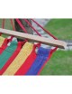 Solo Rayas De Color Al Aire Libre Colgando Hamaca Madera Lona Hamaca Columpio Portátil Hamaca Interior Ocio Camping 200 por 80cm