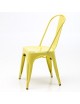 Silla Estilo Tolix Amarillo Gloss - Envío Gratuito