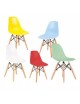 Silla Infantil Vitrozi Eames Woody Naranja - Envío Gratuito