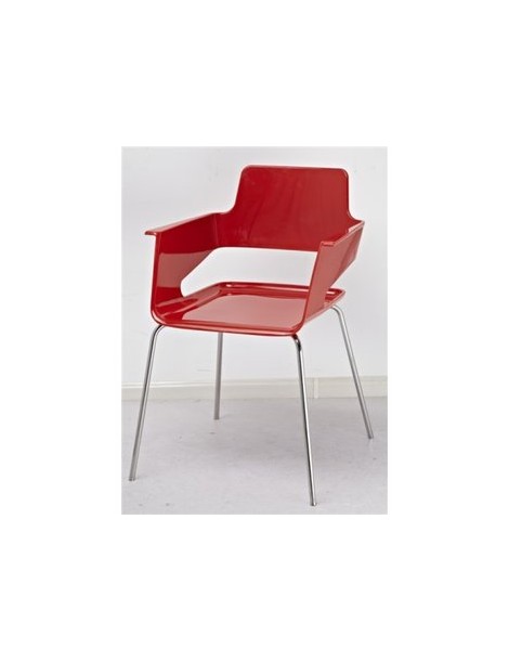 Silla Zeus IL Mio Mueble-Rojo - Envío Gratuito