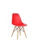 Silla Infantil Vitrozi Eames Woody Rojo - Envío Gratuito