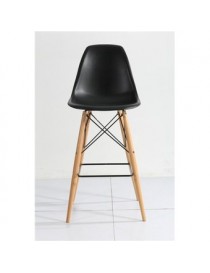 Silla Alta Eames Banco IL Mio Mueble-Negro - Envío Gratuito