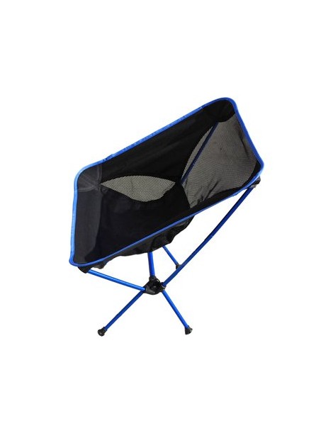 Silla portátil aérea de aleación de aluminio plegable de la playa - Negro mas Azul - Envío Gratuito