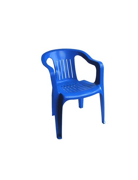 Silla Diplastica Brexia para Jardín-Azul - Envío Gratuito