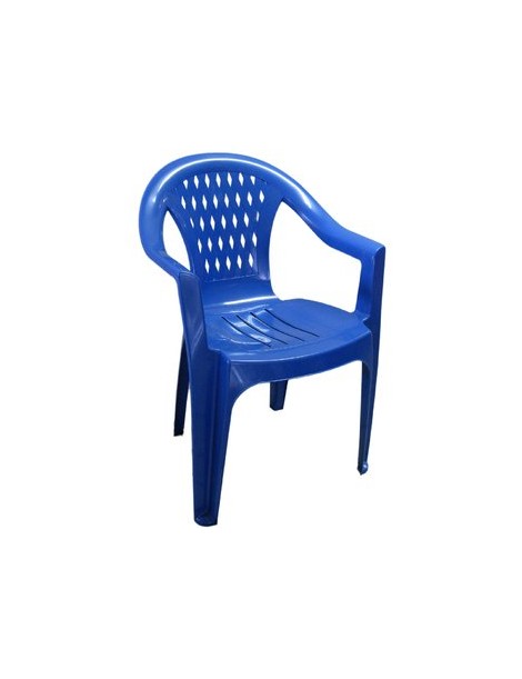 Silla Diplastica Berlin para Jardín-Azul - Envío Gratuito