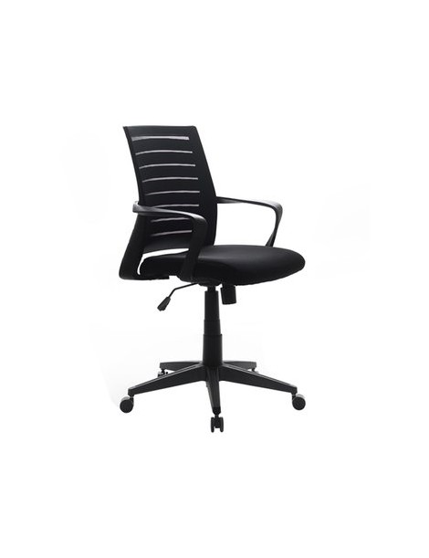 Silla de Oficina Zion - Semi Ejecutiva Ergonómica Negro - Envío Gratuito