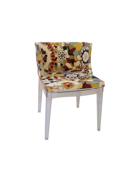 Silla de Comedor Poliprepilene Frankfrut Tapiz de Tela-Multicolor - Envío Gratuito