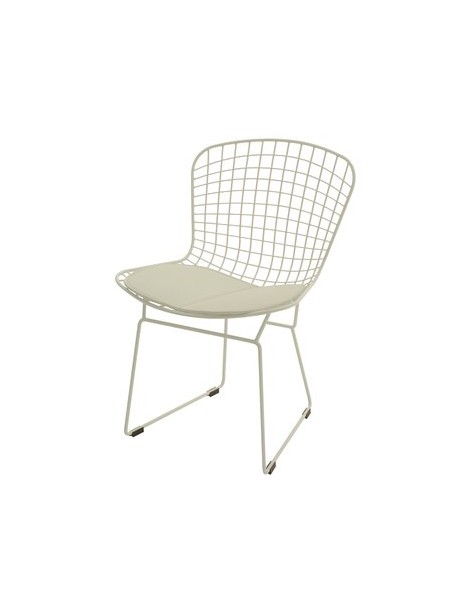 Silla De Comedor Alterhouse Réplica Bertoia Solid-Blanco - Envío Gratuito