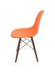 Silla De Comedor Alterhouse Replica Eames Lady Dark Base-Naranja - Envío Gratuito