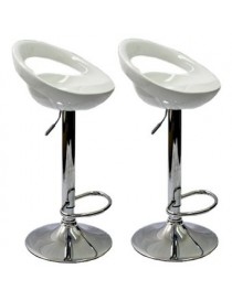 Set de 2 Bancos para Barra Portrading 103-blanco