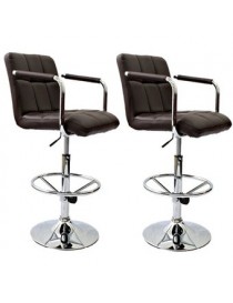 Set de 2 Bancos para Barra Portrading 335F-Chocolate