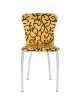 Cubierta de la Silla Spandex Stretch Washable Chair Cover-Amarillo y Negro - Envío Gratuito