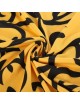 Cubierta de la Silla Spandex Stretch Washable Chair Cover-Amarillo y Negro - Envío Gratuito