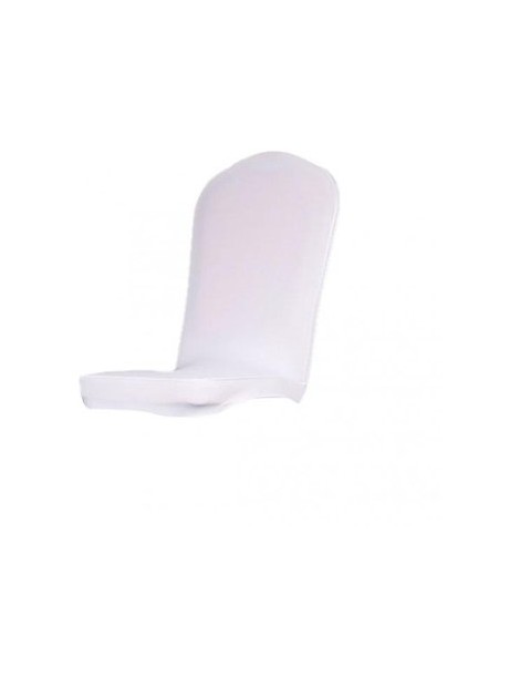 MagiDeal Color Sólido Elástico Comedor Semicírculo Taburete Silla Cubierta De Funda Blanca - Envío Gratuito