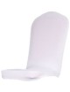 MagiDeal Color Sólido Elástico Comedor Semicírculo Taburete Silla Cubierta De Funda Blanca - Envío Gratuito