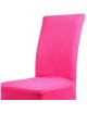 Cubierta Funda De Poliéster De Color Rosa RojamasColor Sólido De La Cubierta De Comedor Spandex Taburete Silla Funda - Envío Gra