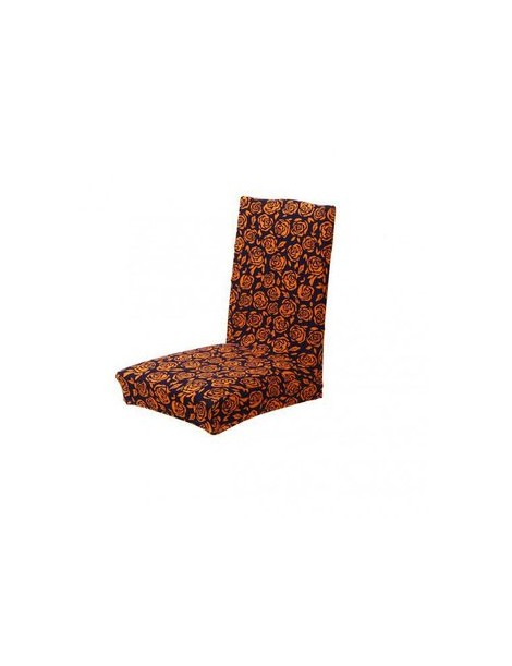 MagiDeal Silla De Comedor Fundas Para Sillas Protector Funda Estiramiento Decoración-Brown Rose - Envío Gratuito