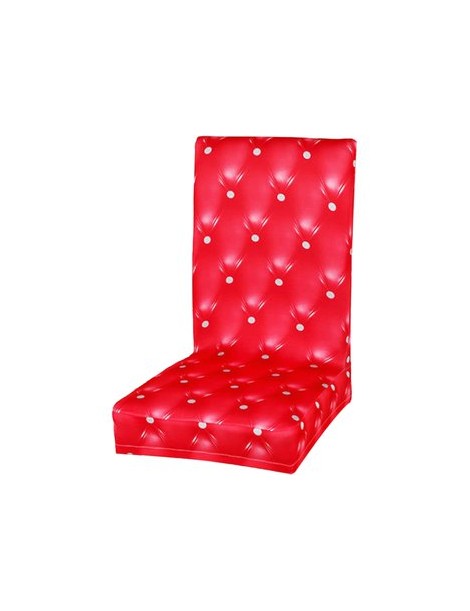 MagiDeal Funda Elástica Elástica Extraíble Cubierta De Asiento De La Silla De Comedor Corta -red - Envío Gratuito