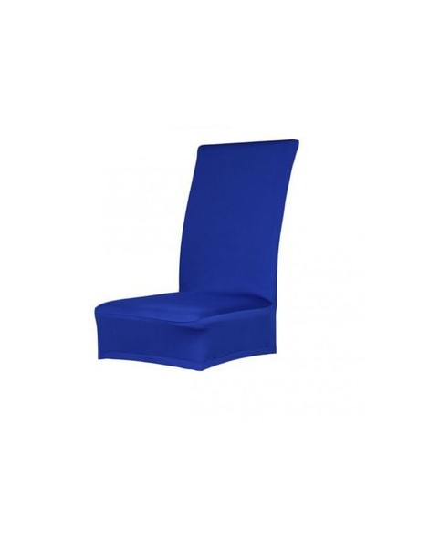 MagiDeal Poliéster Color Sólido Comedor Spandex Taburete Silla Cubierta De Funda De Color Azul Marino - Envío Gratuito