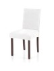 Double-sided Polyester Spandex Chair Cover Embossing Stretch Removable Slipcover Chair Seat Cover For Hotel Dining Meeting Room 